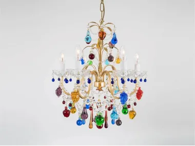 PRIMIZIA - Handmade Murano glass chandelier _ Sogni Di Cristallo